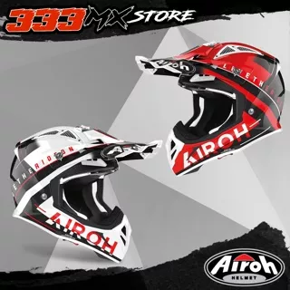 AIROH AVIATOR AMAZE RED GLOSS 2023 HELM AIROH AVIATOR ACE AMAZE RED