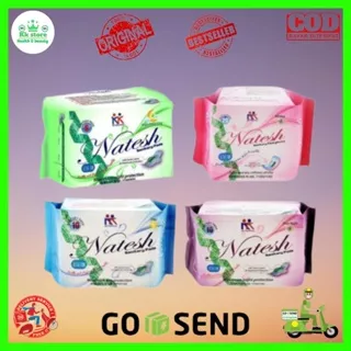Pembalut Herbal Natesh Paket Hemat Natesh Pantyliner | Natesh Day | Natesh Night | Natesh Extra Long Original Best seller