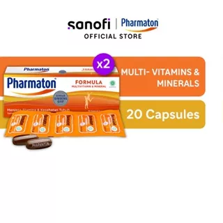 Pharmaton Formula 20s - Multivitamin Jaga Stamina dan Kesehatan
