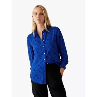 M&S - Kemeja Wanita - Star Print Collared Shirt