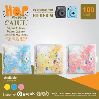 Album (GJP) Glitter Jelly PAYET 100 Foto for Fujifilm Instax Mini 8 / 9 / 11 / 12 / 40 / 90 / SP1 / SP2 / Link / Liplay / EVO / Photo Size 2R / Etc