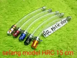 selang minyak rem model HRC moto GP selang minyak rem transparan panjang 15 CM sugest fluid