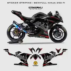 Stiker Striping Kawasaki Ninja 250 Fi Old / Stiker Decal Motor Semi Full Bodi Ninja Fi Lama