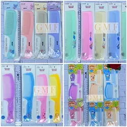 Sisir Rambut Warna-Warni Gambar Boneka Kartun BT21 BTS Lengkap