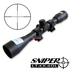 [BAYAR COD] TELESKOP SNIPER LT 4x40 ANTI GETAR/ SCOPE SNIVER IMPORT TAHAN GETAR / HAKO/ BSA/BUSHNELL/TOMSON/DISCOVERY /MARCOOL/ T EAGLE/VECTOR/SWAROVSKI/ HAWKE/ BEEMAN / SPIKE/ COMET