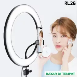 Ring light 26 cm Lampu O Lighting kamera beauty makeup rias LED Vloger Youtuber Halo RingLight 26cm Smartphone Camera make up rias