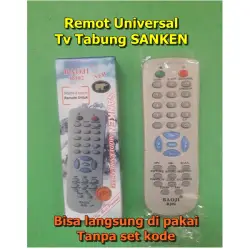 Remote Tv Tabung SANKEN Langsung Pakai Tanpa Progam