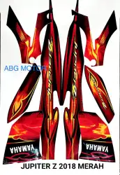 LIS BODY STRIPING STIKER BODY YAMAHA JUPITER Z NEW 2008 MERAH