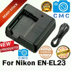 READY - NIKON MH-67P - CHARGER NIKON MH-67P FOR BATTERY EN-EL23 COOLPIX P900 P600 P610 67 NEW