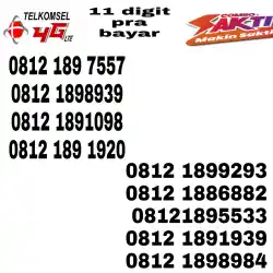 PERDANA SIMPATI 11 DIGIT SAKTI COMBO NOMOR CANTIK