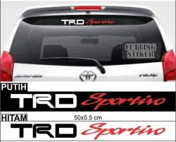 STIKER CUTTING TRD SPORTIVO MOBIL TOYOTA