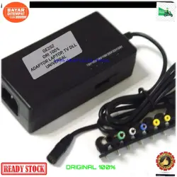 NEW Power adaptor Universal 100% original laptop / tv DLL Universal multi serba guna bisa segala merek supply charger elektronik multifungsi cas casan ac dc volt gadget Charger komputer Notebook Scanner CCTV LED  Bisa tv laptop cctv atau elektronik