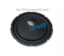 daun speaker 10 inch subwoofer karet