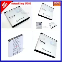 Sony Baterai / Battery EP500 For Sony XPERIA LIVE WALKMAN / XPERIA MINI PRO / XPERIA MINI / VIVAZ / VIVAZ PRO / W8 / X8 Original - Kapasitas 1200mAh ( orikabeh )