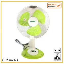 SANEX FD-1287 Desk Fan 12 inch Kipas Angin Meja 12 in Swing Bisa COD