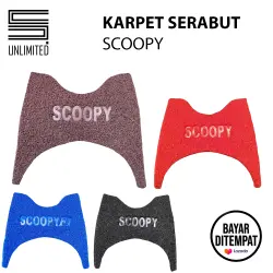 Karpet Serabut Motor Scoopy Lama Hingga Terbaru / Scoopy 2012 - 2021 - Unlimited