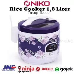 Rice Cooker Niko Oishi kapasitas 1.8 liter Dan 1,2 Liter MODEL BATIK Magic Com Niko Oishi Batik 1,8 Liter Rice cooker niko magicom tutup kaca