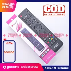 Remot Remote TV Coocaa LCD LED Multi Universal / Digital TV / Smart TV Original Pabrik / KW