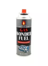 Gas Wonderfuel Wonder Fuel Butane Gas Refill Isi Ulang Kompor Portable Gas Kaleng 220 Gr 220 Gram