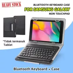 Ready Stok - Keyboard Touchpad Samsung Galaxy Tab A8 A7 inch 2019 T295 T290 T297 Non S-pen No S pen Tablet P205 With Spen A7 Lite 8.7 A 8 8.0 SM P355 P350 T355 T350 T385 2017 A6 A 7 inch 2016 T285 T280 Wireless Bluetooth Case Casing Flip Cover Bookcover