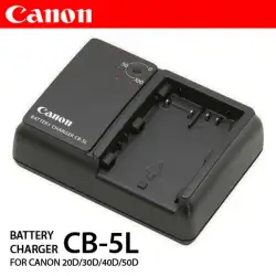 Nac Store - Charger Canon CB-5L For Baterai Canon BP-511A,512A,522 (EOS 10D 20D 30D 40D 50D 300D)