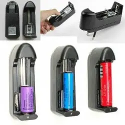 Charger Baterai 1 slot Universal 18650 26650 casan vape senter 1 slot chargervape charger baterai