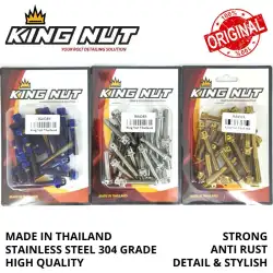 Set Baut Blok Kalter Satria Fu Karbu Old Blok Mesin Satria FU Raider Probolt Stainless King Nut Thailand Original