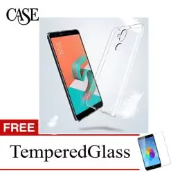 Clear Soft Case for Asus ZenFone 5 Lite 2018 / 5Q / ZC600KL - 6.0 inch + Gratis Tempered Glass
