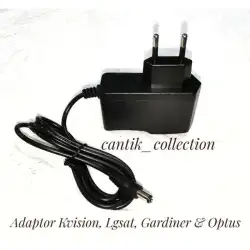 Adaptor Receiver Kvision Cartenz Bromo Gardiner Optus Lgsat Original - Power Receiver Kvision Lgsat Optus Gardiner Garmedia Original - Adaptor Original Kvision K2000 Cartenz - Adaptor Asli Kvision _Adaptor Asli Receiver Lgsat Gardiner Optus Kvision