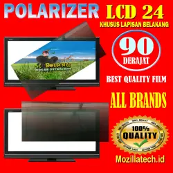 polarizer lcd 24inc bagian belakang 90derajat plastik polarizer tv lcd samsung sharp polytron sony toshiba lg dll allbrands polaris lcd 24 inch 90 derajat