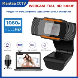 FULL HD Webcam 1080P Kamera Laptop With mic Web Camera USB Kamera Pc Komputer Desktop Camera Zoom Meeting Autofocus Kamera live streaming gaming Video Meeting IP Camera WebCam PC Web Cam