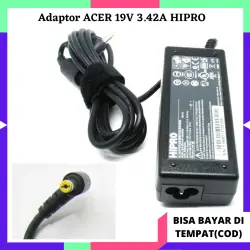 ADAPTOR ACER 19V 3.42A HIPRO / cas leptop acer / adaptor charger acer aspire E1-470 4732z 4739 4741 3810 4745 3.42a original / Acer 532 532H D255 255 D257 D260 D270 D722 722 725 756 V5-131 V5-121 ZG5