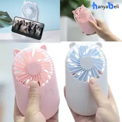 HanyaBeli Kipas Angin Mini X8 Pocket Fan Mini Portable USB Recharge Summer Mini Fan Kipas USB Kipas Angin Tangan Cooling Fan Dekstop HandHeld Mini Fan