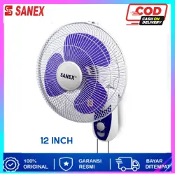 Sanex FW-1280 Wall Fan 12 inchqq Kipas Angin Dinding / Tembok Gantung / kipas tembok / kipas angin sanex dinding / kipas dinding sanex / kipas dinding murah / kipas angin dinding sanex 12 inch / kipas sanex / kipas angin tempel tembok sanex