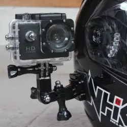 Side Helm Mount Motovlog / Mounting Pinggir Samping Helm Gopro Xiaomi