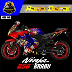 decal stiker kawasaki ninja 250 karbu full body kode 06