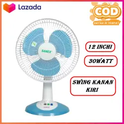 SANEX FD 1287 Kipas Angin Duduk Desk Fan Ukuran 12 inch