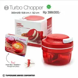 TUPPERWARE TURBO CHOPPER  (1) Tupperware pencacah daging promo termurah