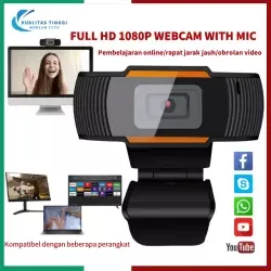 Webcam 1080p Full HD USB Camera Webcam PC Autofocus Kamera Laptop Web Cam With Mic Camera Webcast Live Broadcast Video Meeting Web Camera