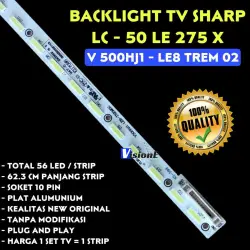 BACKLIGHT TV SHARP LC-50LE275 X LAMPU BL LED 50 INC INCH LC-50LE275X LC 50LE275X