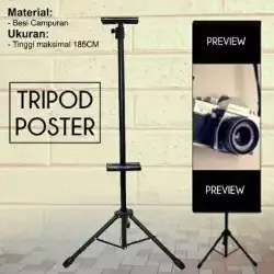 Tripod Paster / Poster Stand / Tiang Banner / Tripod Display