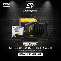 NEW CHARGER NITECORE I8 Intelligent Multi slot Charger 8 Slot Baterai Not CHARGER AWT XSTAR EFFEST