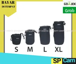 LENS POUCH NEOPRENE LENSA UKURAN S M L XL