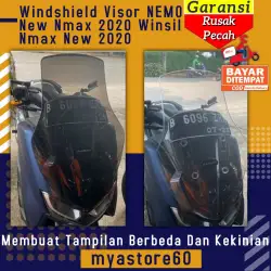 Windshield Visor Winsil NEMO Yamaha All New Tameng Kaca Depan  N max Nmax 2020 2021 Winsil Nmax New 2020 2021