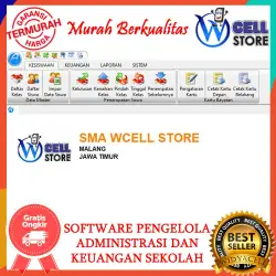 SOFTWARE PROGRAM APLIKASI ADMINISTRASI DAN KEUANGAN SEKOLAH - PEMBAYARAN SPP - FULL VERSION ALL PC