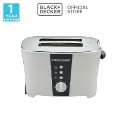 Black+Decker Toaster Pemanggang Roti 2 Slice (ET122-B1)