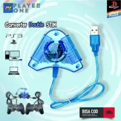 Converter Konverter USB 2 Slot Stik Stick PS2 ke PS3/PC/LAPTOP
