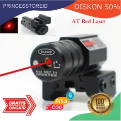 BISA COD Tactical Laser Gun Red Dot Picatinny Mount Airsoft Rifle / Laser Angin / Laser Merah Tembak Senapan Nyala Titik Warna Merah BAYAR DIRUMAH TERMURAH