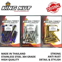 Set Baut Blok Kalter Mesin Honda Grand Astrea Probolt Stainless King Nut Thailand Original