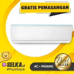 AC Sharp AH-A7UCY + Pasang 3 meter / AH-A7UCY AC Split 3/4 PK Standard R32 (Khusus JAKARTA)